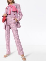 Thumbnail for your product : Sies Marjan Karima lizard-pattern trousers