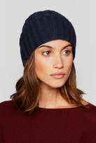 Thumbnail for your product : The Elder Statesman Short Bunny Echo Ribbed Cashmere Beanie - Navy
