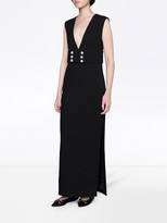 Thumbnail for your product : Gucci long V-neck dress