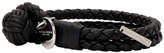 Thumbnail for your product : Bottega Veneta Black Intrecciato Knot Bracelet