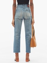Thumbnail for your product : Chimala Cropped-cuff Straight-leg Denim Jeans - Light Denim