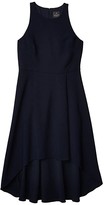Thumbnail for your product : Adrianna Papell Pleat Detail High-Low Crepe Dress (Blue Moon) Women's Dress