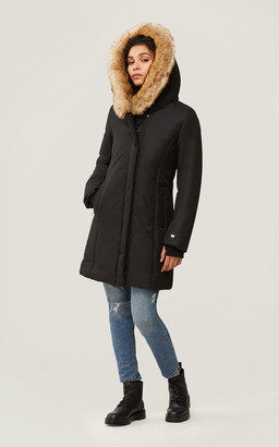 Soia & Kyo ESTEE Thermolite coat with detachable faux fur trim
