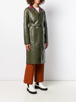 Thumbnail for your product : Marni Belted Leather Coat