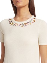 Thumbnail for your product : Saks Fifth Avenue COLLECTION Cashmere Embellished Short Sleeve Sweater