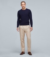 Thumbnail for your product : Brunello Cucinelli Linen and cotton-blend pants