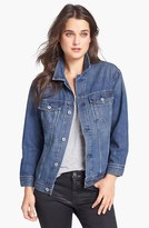 Thumbnail for your product : AG Jeans 'Nancy' Oversized Denim Jacket