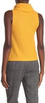 Thumbnail for your product : GOOD LUCK GEM Sleeveless Cowl Neck Ribbed Knit Top
