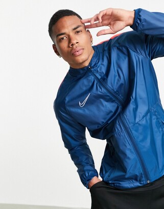 Nike Repel Academy Zip Through jacket in blue - ShopStyle Outerwear