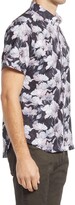 Thumbnail for your product : 7 Diamonds Sunset Floral Slim Fit Short Sleeve Performance Button-Down Shirt