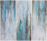Thumbnail for your product : Uttermost Smokey Set of 3 Wall Art Panels