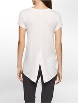 Thumbnail for your product : Calvin Klein Solid Splitback T-Shirt