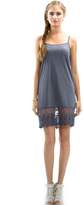 Thumbnail for your product : Acting Pro Women's Chiffon Lace Full Length Camisole Slip Dress Extender (XL, )