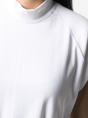 REMAIN mock neck cap-sleeved T-shirt