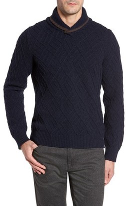 Luciano Barbera Men's Textured Wool Sweater