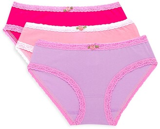 Saks Fifth Avenue Girls Clothing Underwear Briefs Little Girls & Girls 3-Pack Smiley Panty Pack 