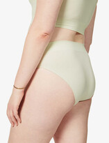 Thumbnail for your product : SKIMS Ribbed stretch-woven briefs