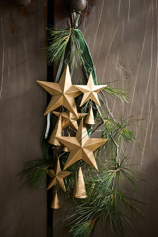 Starry Bells Wreath Charm