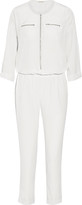 Thumbnail for your product : American Vintage Zachary washed-crepe de chine jumpsuit