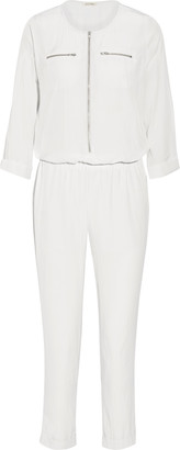 American Vintage Zachary washed-crepe de chine jumpsuit