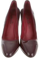 Thumbnail for your product : Lanvin Patent Leather Pointed-Toe Pumps