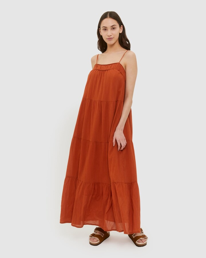 warehouse crinkle dress