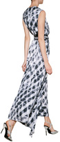 Thumbnail for your product : Kenzo Silk Jacquard Satin Blur Print Dress