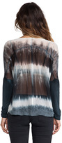 Thumbnail for your product : Gypsy 05 Klimt Mixed Silk Oversized Top