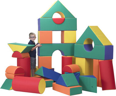 SoftPlay 12" Module Blocks - 35 (Set A and B) - Rainbow