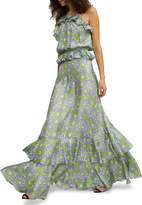 Thumbnail for your product : Cynthia Rowley Willow Creek Tiered Ruffle Halter Dress