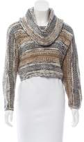 Thumbnail for your product : Yigal Azrouel Patterned Cropped Sweater
