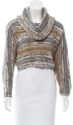 Yigal Azrouel Patterned Cropped Sweater