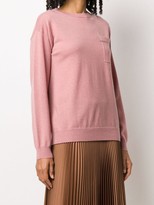 Thumbnail for your product : Brunello Cucinelli Stud-Embellished Cashmere Jumper
