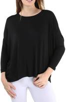Thumbnail for your product : 24/7 Comfort Apparel Black Oversized Top