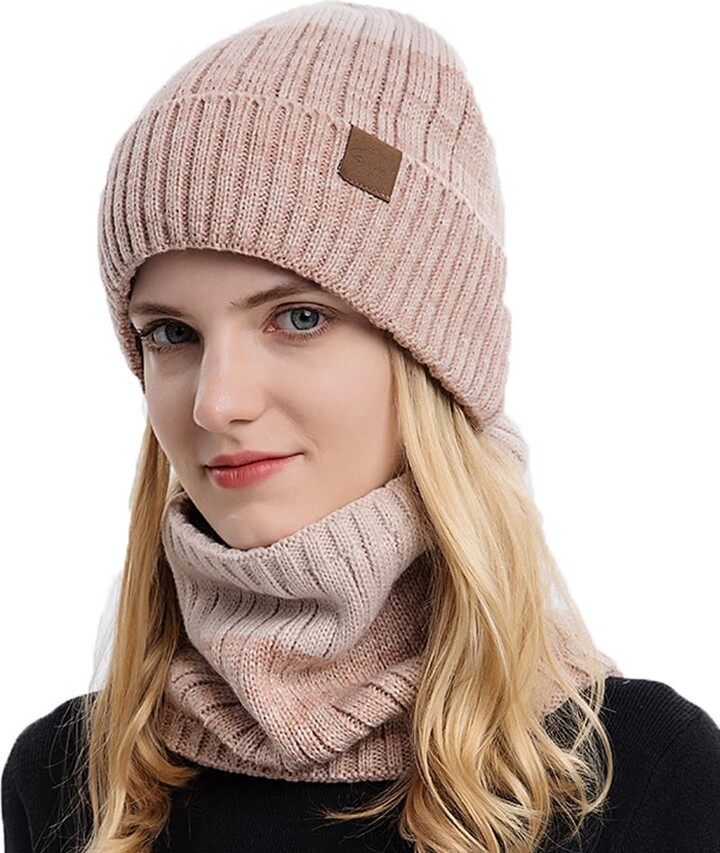 Skull Cap Beanie Micro Fleece Slouchy Cap: Snood Head Covering Hat