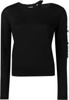 Thumbnail for your product : Barrie Cut-Out Neck Jumper