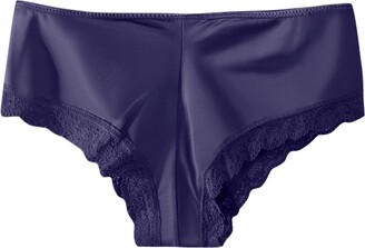 OUMSHBI Womens Underwear Cotton Bikini Panties Lace Soft Hipster