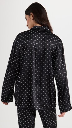 Alexander Wang Hotfix Pajama Long Sleeve Shirt