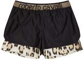 Thumbnail for your product : Roberto Cavalli Double Layer Leopard Print Shorts