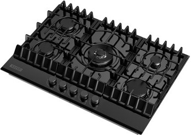 Empava 30 in. 5 Burners Recessed Gas on Glass Cooktop in Black with LP Convertible CSA Certified Kitchen Stove