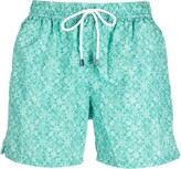 Thumbnail for your product : Fedeli Graphic-Print Drawstring Shorts