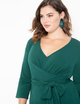Thumbnail for your product : ELOQUII Tie Waist Midi Dress
