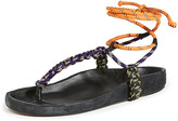 Thumbnail for your product : Isabel Marant Loreco Flat Thong Technic Sandals