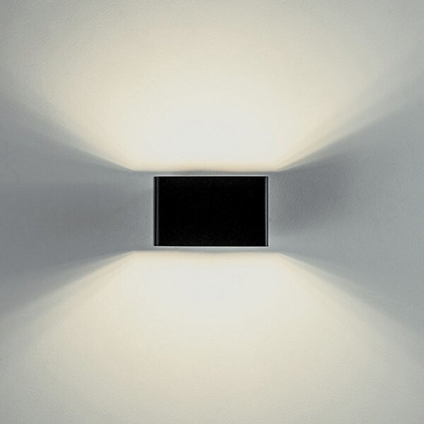 Estiluz Frame Outdoor LED Wall Sconce in Black