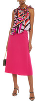 Thumbnail for your product : Emilio Pucci Tie-neck Printed Silk-chiffon Top
