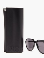 Thumbnail for your product : Christian Dior Dioressential Aviator Acetate Sunglasses - Black