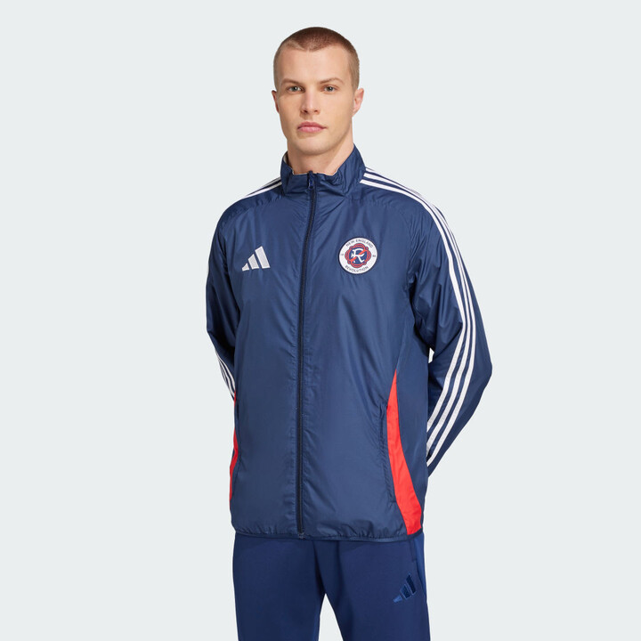 adidas New England Revolution Reversible Anthem Jacket Night Indigo M Mens
