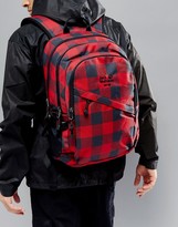 Thumbnail for your product : Jack Wolfskin Dayton Red Check Backpack in Red