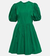 Thumbnail for your product : RED Valentino Puff-sleeve taffeta minidress