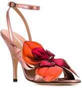 Thumbnail for your product : Marco De Vincenzo Flower Embellished Sandals